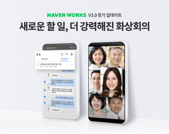 네이버웍스 화상회의, 선명해지고 편리해졌다