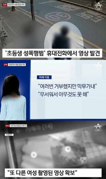 '쏘카 이용' 초등생 성폭행범 휴대폰서 '범행 장면 동영상 발견'