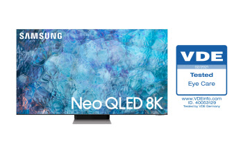 삼성 Neo QLED, TV 업계 최초 독일 VDE '아이 케어' 인증