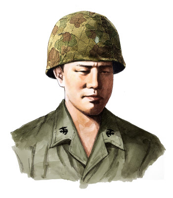 '중공군 격멸' 김용호 해병 중위, 4월의 6.25 전쟁영웅