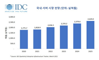 코로나로 국내 서버 시장도 커졌다