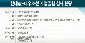 현대重-대우조선 M&A 심사 지체…이유는