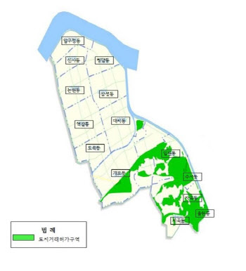 강남구·서초구 27㎢ 규모 '토지거래허가구역' 재지정