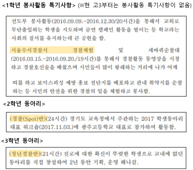 윤영준의 Edu틱!톡!]학생부 종합전형 합격생 '생기부' 비법은…동국대 경찰행정학과편②
