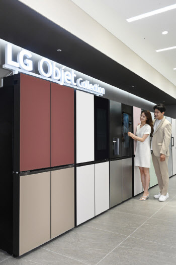 LG오브제컬렉션 '상냉장 하냉동 냉장고' 라인업 대폭 확대
