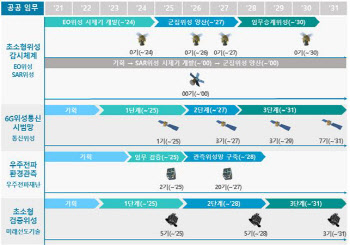 2031년까지 기업이 100기 넘는 초소형위성 개발해 우주로