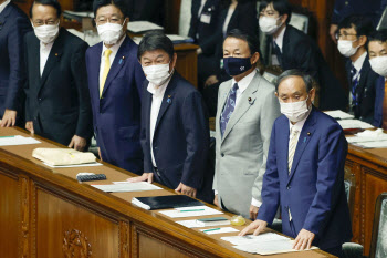 올림픽 앞두고 日스가 내각 지지율 33%…출범 후 최저