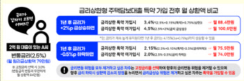 금리 들썩에 금리상한 주담대...월 12만원 부담 준다