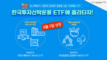  한투운용, 美스팩ETF·美친환경그린테마ETF 출시