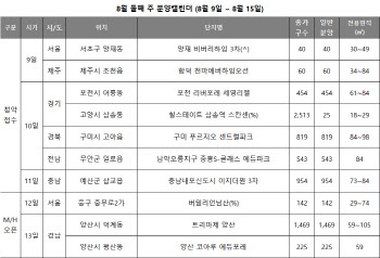 다음주 구미·포천 등 비규제지역 분양 집중...7개 단지 청약