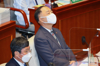 '말바꾸기 논란' 홍남기 "정말 속상…'국가채무 양호, 증가세 경계' 누누이 ...