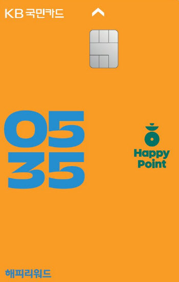 국민카드, ‘해피포인트’ 최대 35% 적립 신용카드 출시