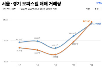 아파트값 급등에…수도권 오피스텔 매매량 전년比 48%↑