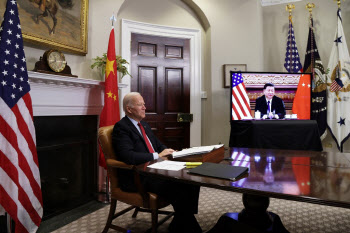 美 "바이든-시진핑, 북한·아프간·이란 관련 논의"