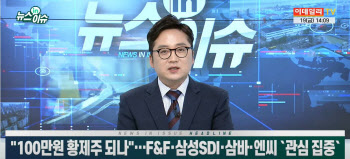 "100만원 황제주 되나"…F&F·삼성SDI·삼바·엔씨 `관심 집중`