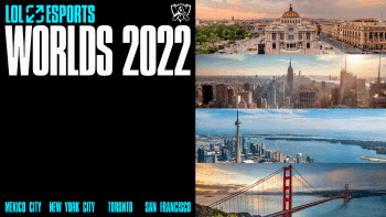 2022년 롤드컵, ‘멕시코·캐나다·미국 종단’ 첫 개최