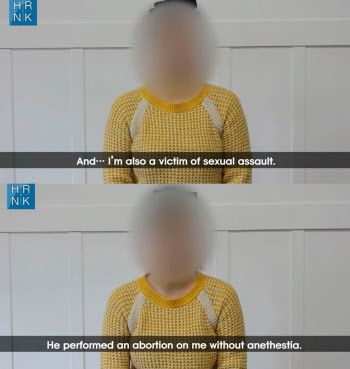 북한 여군 탈북자 "성폭행당하고 마취 없이 낙태.."