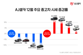 새 車모델 기대감↑…"중고차 시세 하락세 유지 전망"