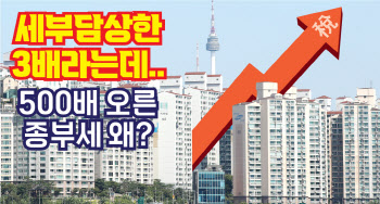 세부담상한 3배라는데..500배 오른 종부세 왜?