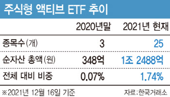 테마형·주식형 액티브 ETF 급성장