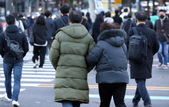 찬공기 남하 '기온 뚝'…보온에 유의하세요