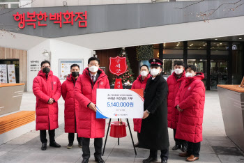 중기유통센터, 구세군 자선냄비에 성금 510만원 기부