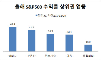 "친환경 투자자는 놓쳤다"…올해 미국 증시 1위 업종 '에너지'