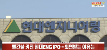 (영상)빨간불 켜진 현대ENG IPO…외면받는 이유는