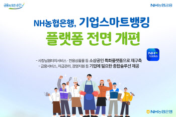 NH농협은행, 기업스마트뱅킹 플랫폼 전면 개편