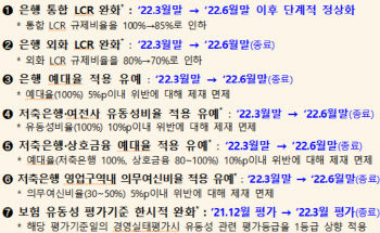 은행권 LCR 완화 조치 하반기부터 단계적 복원...대출 여력 준다