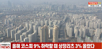 (영상)올해 코스피 9% 하락할 때 상장리츠 3% 올랐다