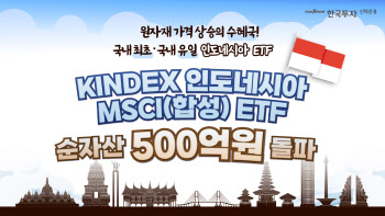 한투운용 ‘KINDEX 인도네시아 ETF’ 순자산 500억원 돌파