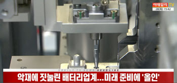 (영상)악재에 짓눌린 배터리업계...미래 준비에 '올인'