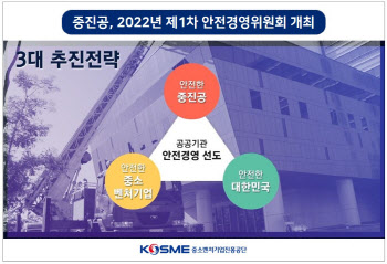 중진공, 제1차 안전경영위원회 개최…“안전 최우선 경영”