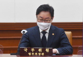 법무장관 박범계 ‘내로남불’ 오명 남기고 국회 돌아간다