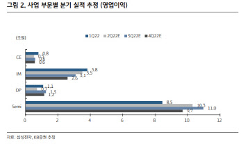 삼성전자, 2분기 최대 실적 전망…주가 하락 과도-KB