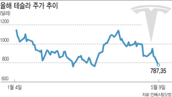 "머스크만 아니면" 전기차 대장주 테슬라…저점 매수?