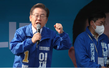 민주당, 인천 총출동…이재명 "일하려면 `녹슨 대패`라도 있어야"