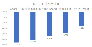 조정장서 신고가 찍던 리츠마저 하락…왜?