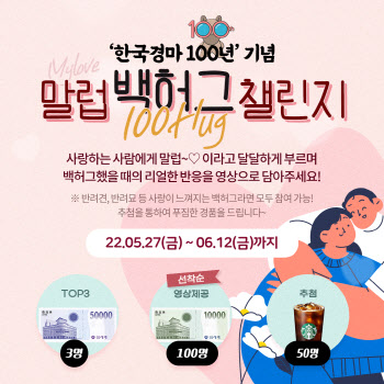 한국마사회, 한국경마 100년 기념 '말럽 백허그 챌린지' 개최