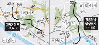 '고양은평선·강동남양주선' 광역철도 시동…집값 움직일까?