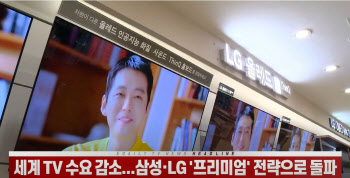 (영상)세계 TV 수요 감소...삼성·LG '프리미엄' 전략으로 돌파