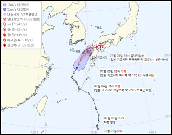 찜통 더위에 내륙 중심 5~40mm 소나기