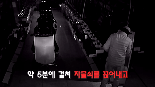 (영상)'슬리퍼가 수상해'…목발 짚고 변장한 절도범, 이틀 만에 붙잡은 경찰