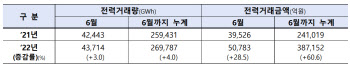 때이른 더위에 올 상반기 전력거래량 역대 최다