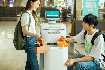 배달의민족, 인천공항 실내 배달로봇 시범운영 돌입