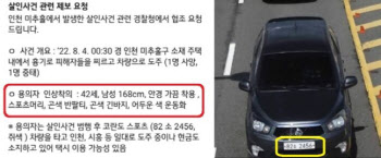 "키 168cm·스포츠 머리"…아내 살해 후 도주한 40대