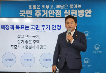 원희룡 "270만호 주택공급, 수요 응답형으로 대응"