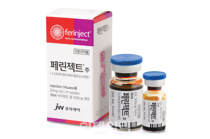 JW중외제약 ‘페린젝트’, 철 결핍 심부전 환자 대상 핵심 치료제로 지정