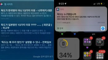 "독도는 누구 땅?" 엉터리 대답했던 시리, 뭇매 맞고 달라졌다